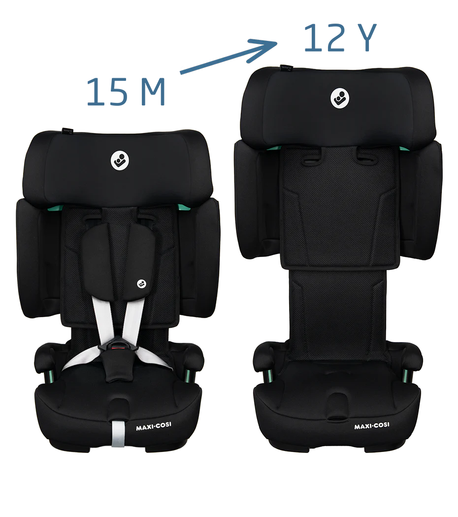 荷兰Maxi Cosi Nomad Plus 可折式便携汽车座椅- 黑色(15个月~4岁| 一键折叠携带方便) 