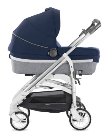 Inglesina ELECTA SYSTEM QUATTRO DARWIN 3-in-1 Baby Stroller Set (Car Seat + Basket + Stroller + Car Seat) UNION GREY | Made in Italy