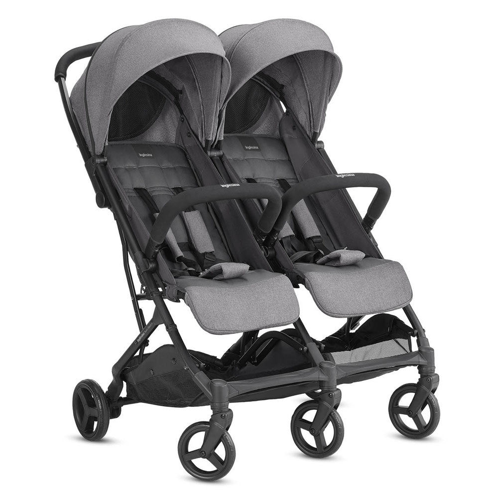 意大利 Inglesina Twin Sketch 孖仔手推車 - 灰色 (初生~15kg) 🇮🇹意大利製造