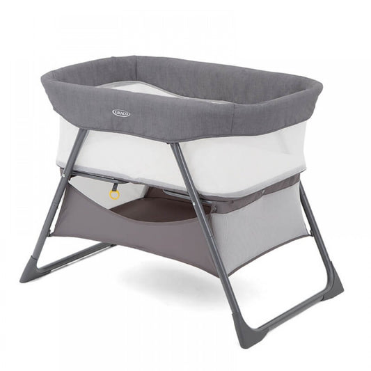 美國 Graco Side By Side 伴睡床邊床 (Pearl) 初生~6月 / 9kg以下 | 貼近成人床方便就近照顧