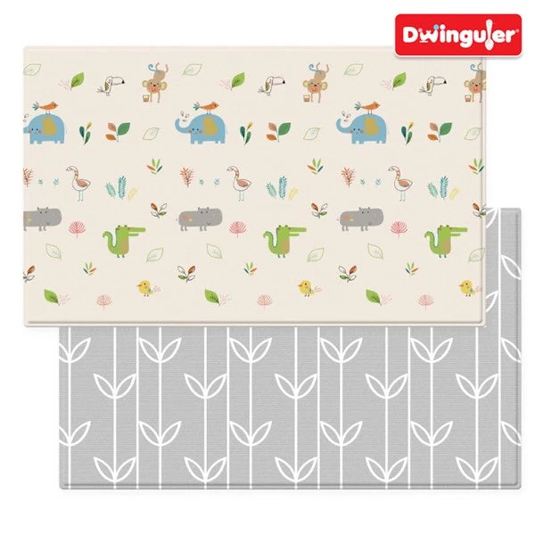 韓國 Dwinguler 家居安全遊戲墊 - 森林朋友 (中碼 190x140x1.2cm)