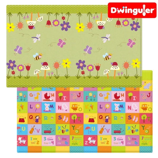 韓國 Dwinguler 家居安全遊戲墊 (中碼 - 1900x1300x12mm) 花園之樂 | 內層吸音保溫 | 韓國製造