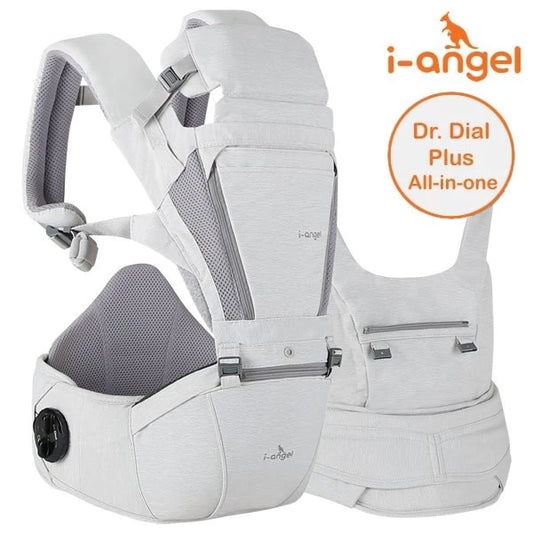 韓國 I-Angel Dr. Dial Plus All-in-one 腰櫈揹帶 - 閃耀灰 (適合1個月或以上) 韓國製造