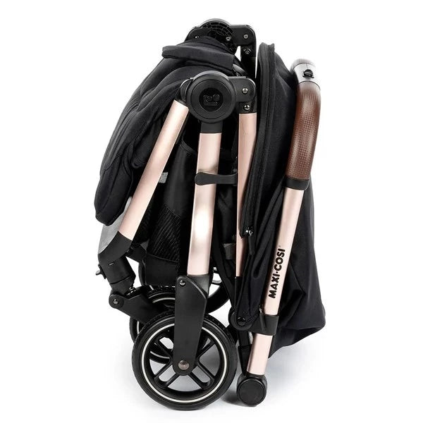 Maxi Cosi EVA3 Stroller (Champagne Black) - Newborn to 22kg / Approximately 4 years old