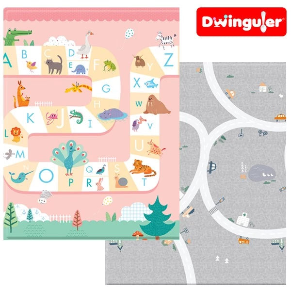 韓國 Dwinguler 家居安全遊戲墊 (細碼 - 1400x1000x12mm) 小村 | 內層吸音保溫 | 韓國製造