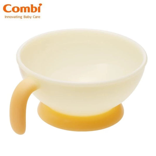 日本Combi Baby Label 易握婴儿大碗- 橙色(容易拿握的手柄设计) 