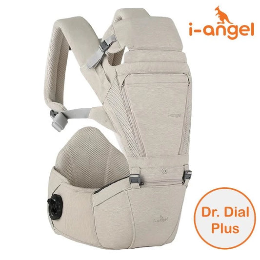韓國 I-Angel Dr. Dial Plus 2合1 腰櫈揹帶 - 溫暖米 (適合3個月或以上) 韓國製造