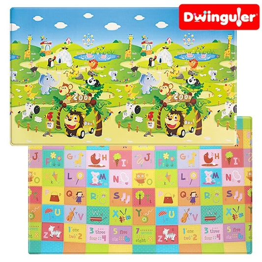 韓國 Dwinguler 家居安全遊戲墊 (大碼 - 2300x1400x15mm) 動物園 | 內層吸音保溫 | 韓國製造
