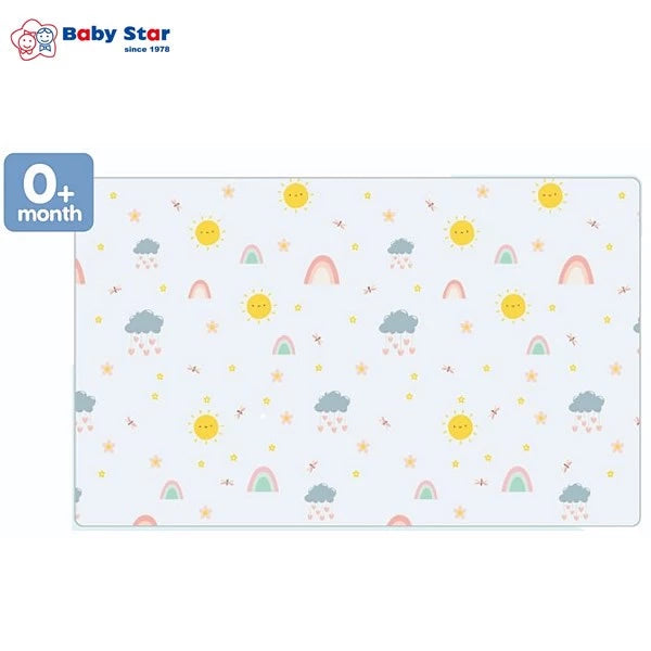Baby Star 彩虹遊戲地墊 (180 X 122cm) 適合0個月以上 | 馬來西亞製造