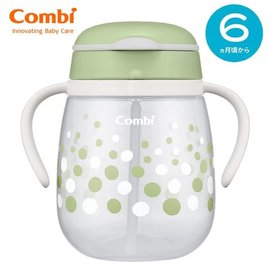 日本Combi LakuMug 学习杯(吸管型) 340ml - 淇淋苏打| 适合6个月或以上| 日本制