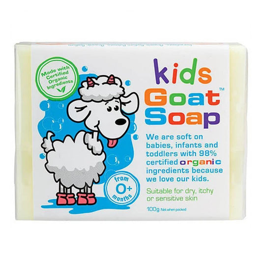 澳洲Goat Soap 婴幼儿有机山羊奶肥皂100g (对湿疹、粉刺、皮炎、敏感性肌肤和皮肤干燥者都十分适用)