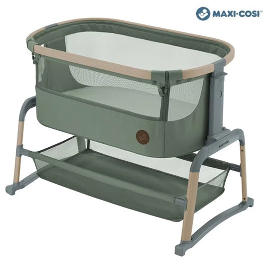 荷蘭 Maxi Cosi Iora Air 2合1 嬰兒伴睡床 - 綠色 (適合0-6個月 | 可調較高度及左右滑動)