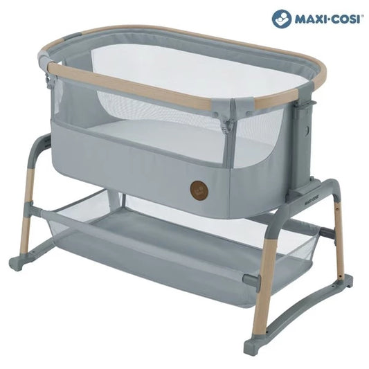 荷蘭 Maxi Cosi Iora Air 2合1 嬰兒伴睡床 - 灰色 (適合0-6個月 | 可調較高度及左右滑動)