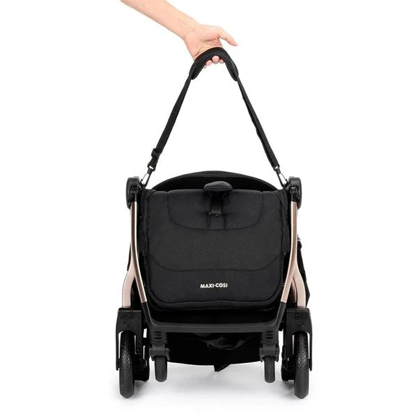 Maxi Cosi EVA3 Stroller (Champagne Black) - Newborn to 22kg / Approximately 4 years old