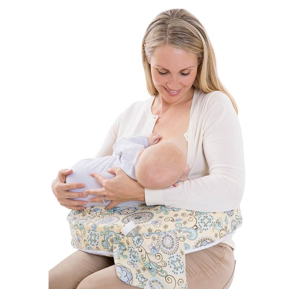 美國 My Brest Friend 孕婦哺乳枕 (牡丹淡黃) 🏥專業人士推薦，為哺乳顧問及醫院常用款