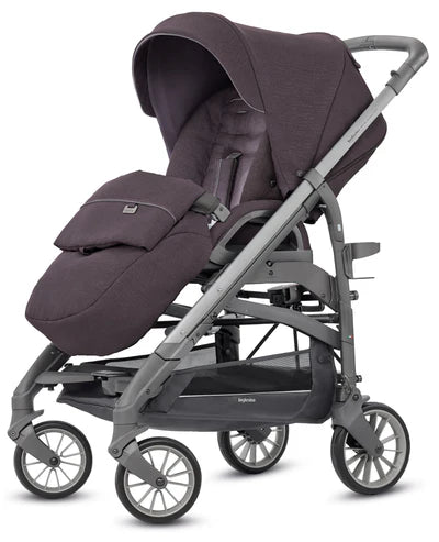 意大利 Inglesina Trilogy System 三合一手推車套裝 - 棕色 (睡籃、手推車、汽車安全座椅，及配件)