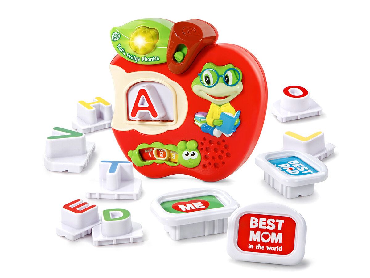 Leap Frog 字母學習冰箱磁石貼 (適合2-5歲) 磁性字母拼板可以幫助孩子們學習每個字母的形狀