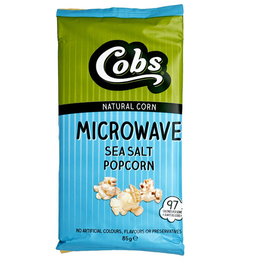 澳洲 Cobs 微波爐 海鹽爆谷 85g (無添加人工香料及色素及防腐劑)