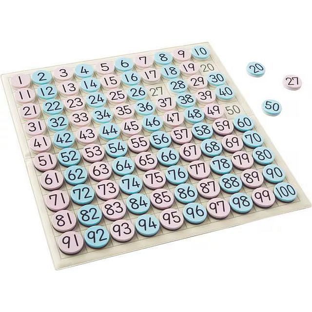 日本 KUMON 公文式 1-100 磁石數字盤 (培養數數 | 學習單雙數 | 順數&倒數)