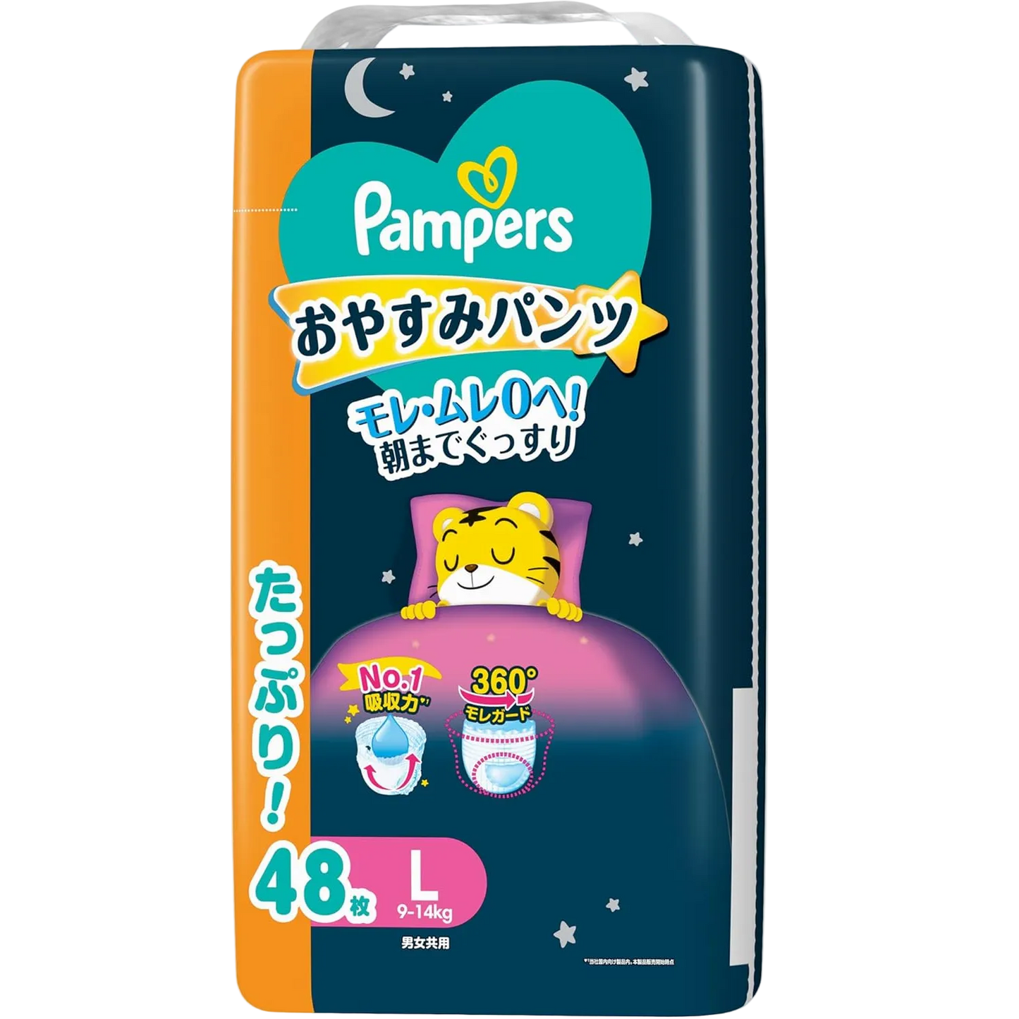 Pampers ICHIBAN 夜用安睡裤大码L 48片(日本巧虎JUMBO版) 9-14kg | 原箱优惠x3包装, 低至$151/包($3.15/片) 