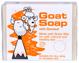 澳洲Goat Soap 纯天然山羊奶手工皂100g (燕麦味) 改善湿疹、牛皮癣、皮肤炎