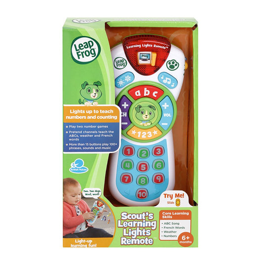 Leap Frog 发光学习遥控器(适合6-36个月) 用10个发光数字按钮来教授数字数量